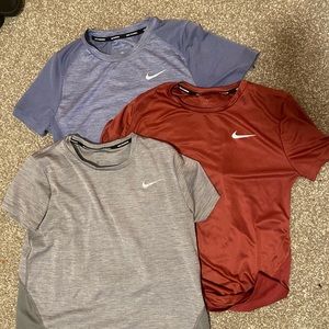 Nike running t-shirts